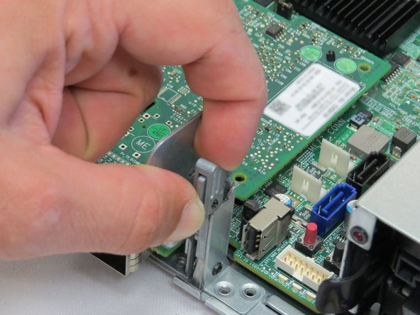 Disconnect the SATA / power cable from from the server motherboard.