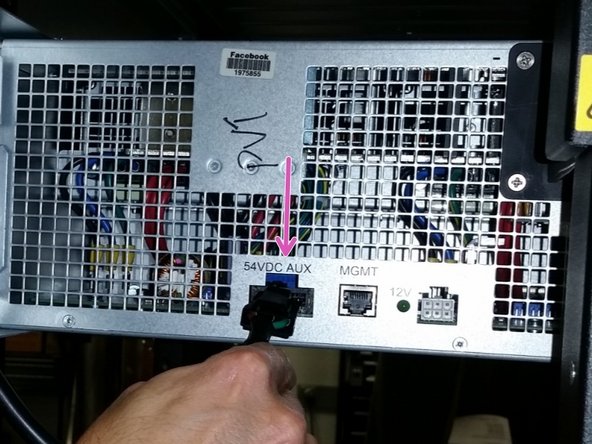 Unplug the 3-pin connector from the back of each shelf.