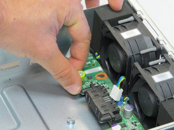 Tighten the thumbscrew.