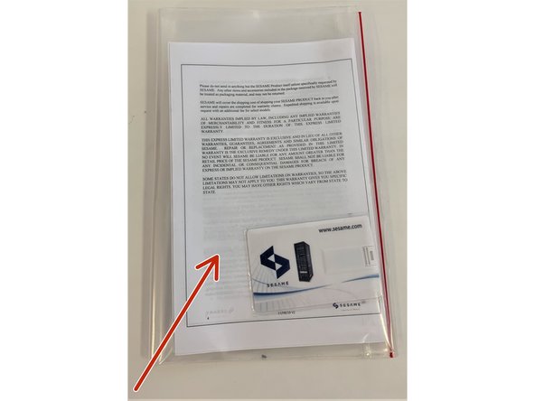 Inside the clear plastic bag you will find Quick-Start Guide, Warranty information, printed version of Discovery Fast Start serial numbers, server serial numbers as well as MAC address information. This same information is also included in the USB card