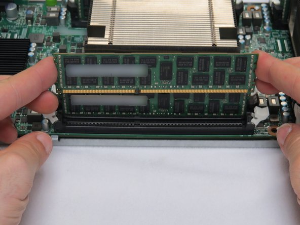 Lift the DIMM from the socket.