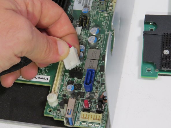 Disconnect the hard disk drive (HDD) power cable from the motherboard.