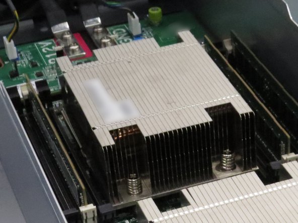 Remove the second heatsink.