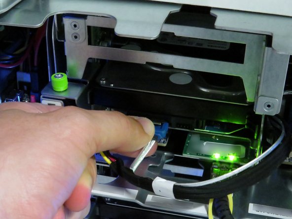 Connect the SATA cable.