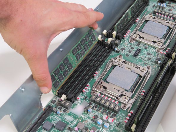 DIMM quantity is variant upon server type. Refer to the DIMM and CPU Identification guide for exact DIMM capacity.