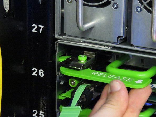 Only (1) Open Vault retention lever is shown for detail. However, (2) must be closed.