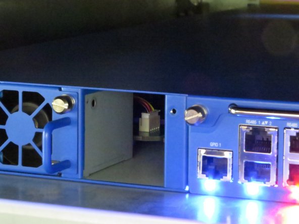 Pull the fan from the Wedge assembly.