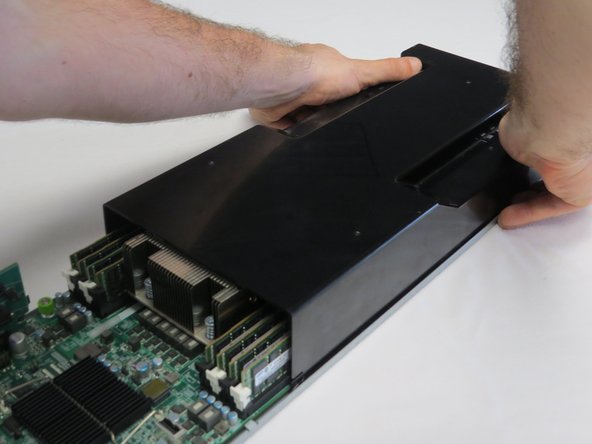 Install the lid back on the server.