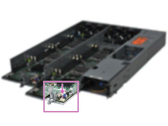 Power on the server.