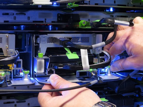 Slide the server back into the rack.