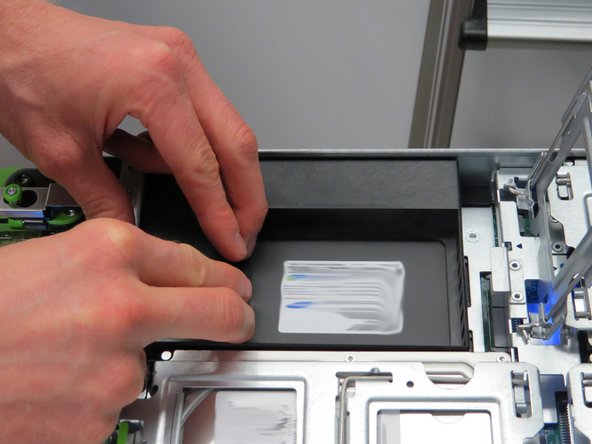 Avoid pushing the SSD to the extent of it hitting the tray.