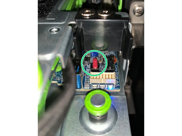 Then for each server, locate the red button on the bottom of the chasis and press briefly