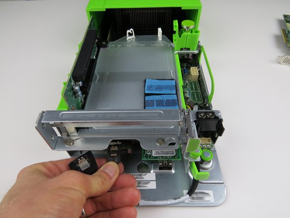 Connect the SATA and Power cables as shown.