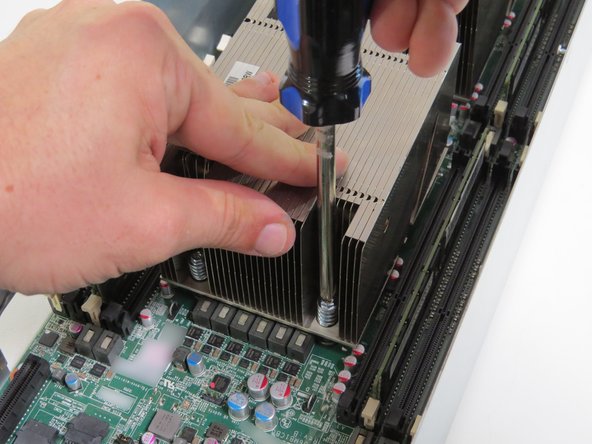 Install (2) CPU heatsinks.