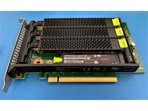 Make sure the thermal pads on the metal cover stay in place.