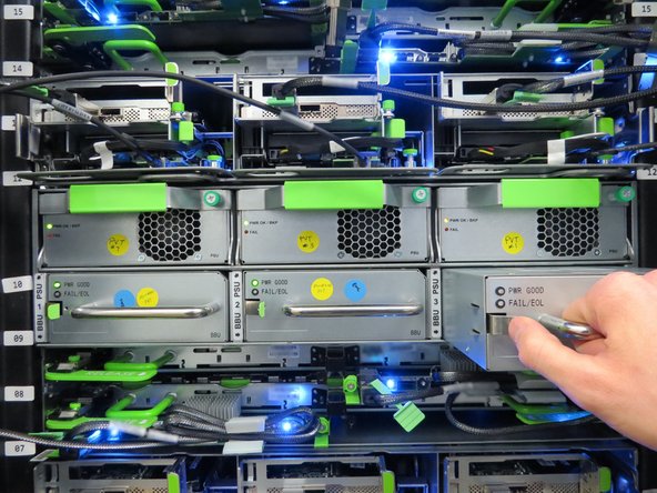 These will be installed after the new power shelf is installed.