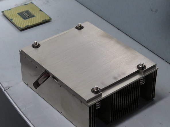 Obtain a heatsink stencil.