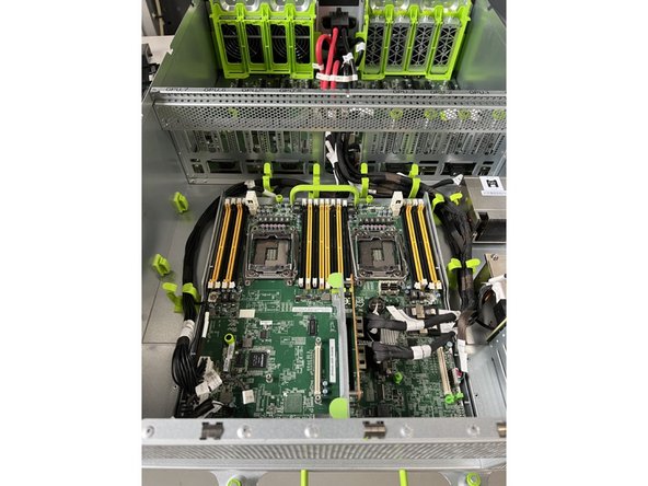 There are thirteen cables to be disconnected.  Each will be shown in detail