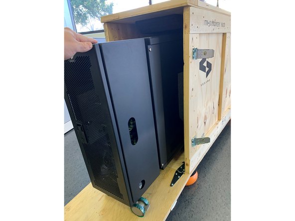 Gently wheel your new Discovery Fast Start to its intended location