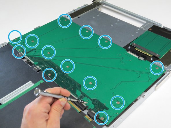 Unscrew (13) Phillips #1 screws.