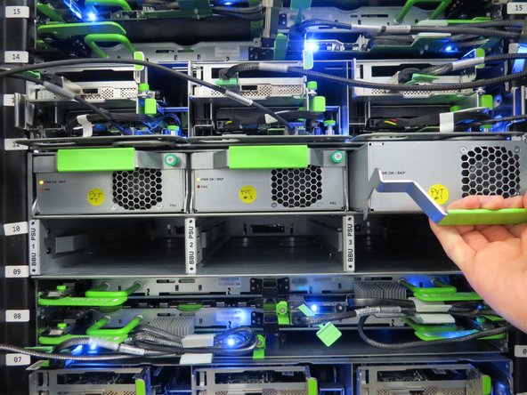 These will be installed after the new power shelf is installed.