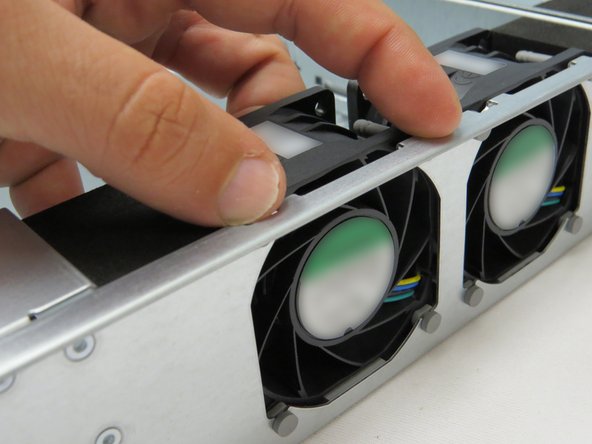 Ensure the rubber grommets sit correctly  in chassis, as shown.