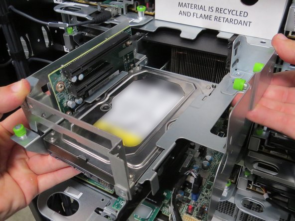 Install the PCI riser card.