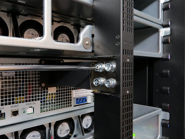 Insert (4) Phillips head screws into each output blade.