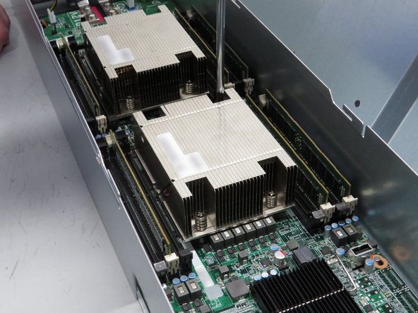 This process is opposite of removing the heatsink.