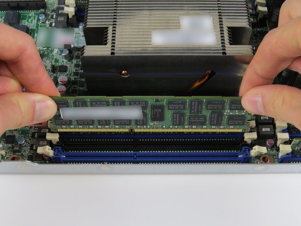 Lift the DIMM from its socket.
