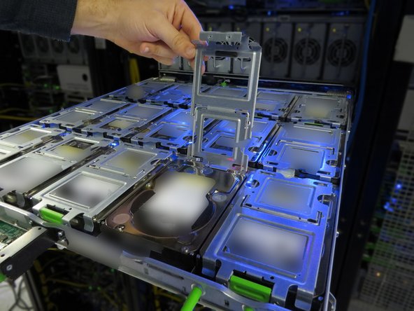 Lift and rotate the gate.