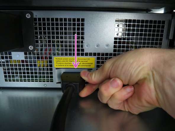 Note: A fully powered down rack should NOT have any LEDs still illuminated.