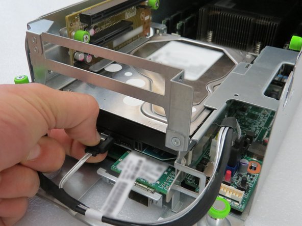 Disconnect the SATA cable.