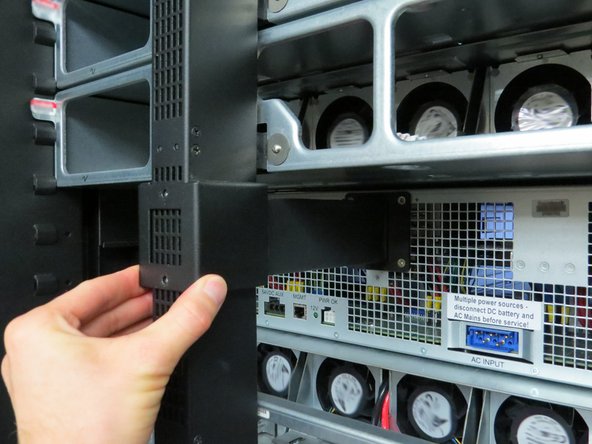 Install the metal cover to conceal the bus bar connection.