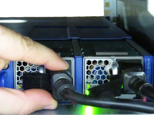 Connect the Wedge power cables.