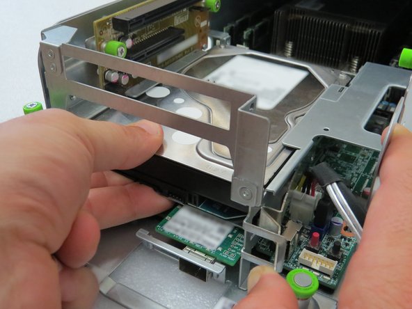 Remove the boot hard disk drive.