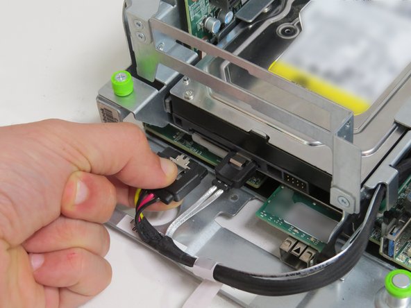 Disconnect the SATA from the hard disk drive (HDD).
