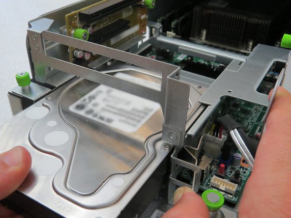 Remove the boot hard disk drive.