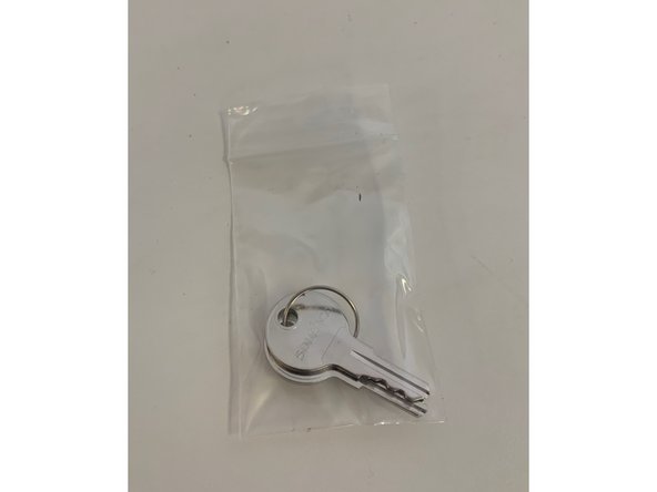 Use the included keys to lock the Discovery Fast Start if required