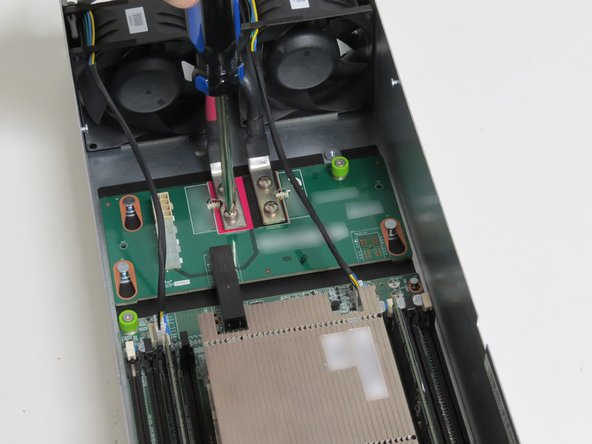 Make certain the red lead sets on the red midplane board silkscreen, and the black lead sets on the black midplane board silkscreen.