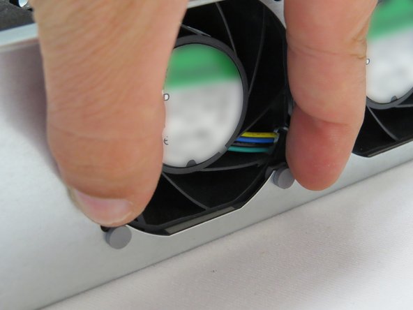 Ensure the rubber grommets sit correctly  in chassis, as shown.