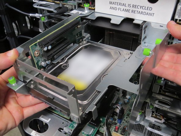 Install the PCI riser card.