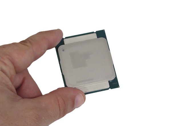 Multiple passes may be needed. Continue until all the thermal compound residue has been removed.