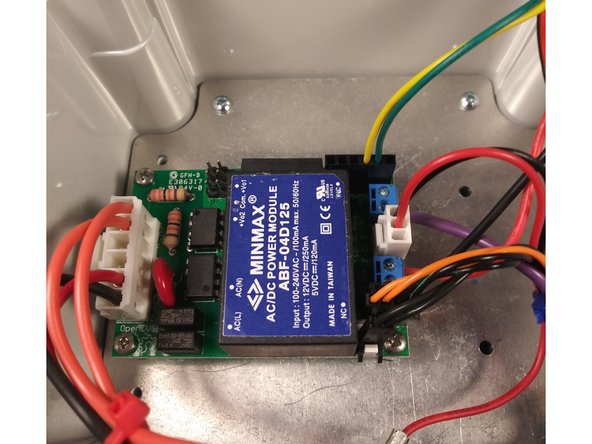 View OpenEVSE v5 Diagram  - Step 1 for wires named below.