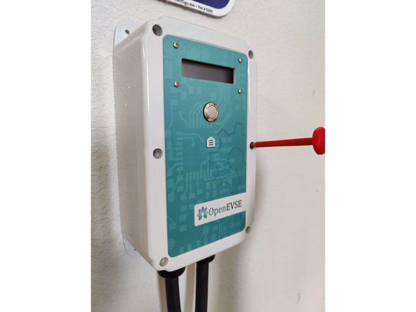 Open your OpenEVSE unit