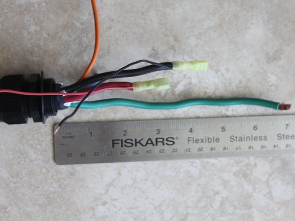 Prepare J1772 cable. Strip Cable back at least 8&quot;. Put Cable Gland on cable, it may take some effort depending on the diameter of the cable.