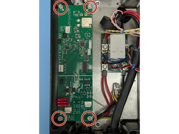 Install the OpenEVSE controller board.