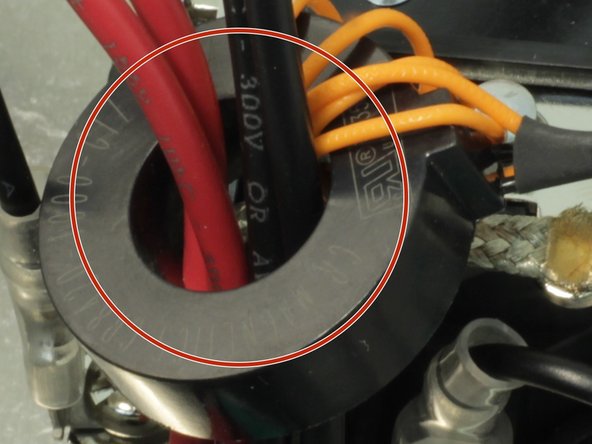 Insert the J1772 cable through a Cable Gland and assemble loosely into the RIGHT hole in the box.