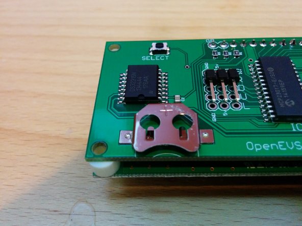 Optional - Insert a CR1216 or CR1220 coin cell battery if you wish to keep current time after power failure with the Real Time Clock option.