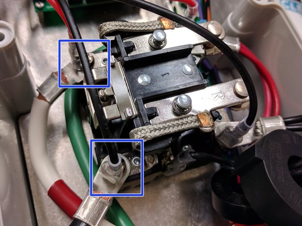 Insert the AC Input cable through the LEFT Cable Gland and assemble loosely into the hole in the box.